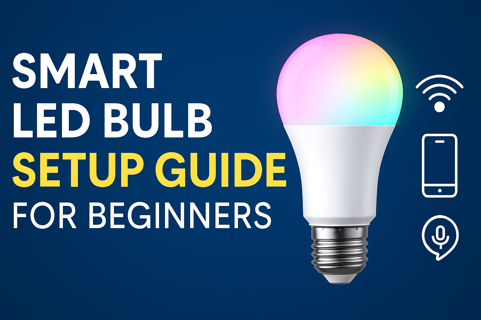 smart led bulb setup guide for beginners - gearonomy